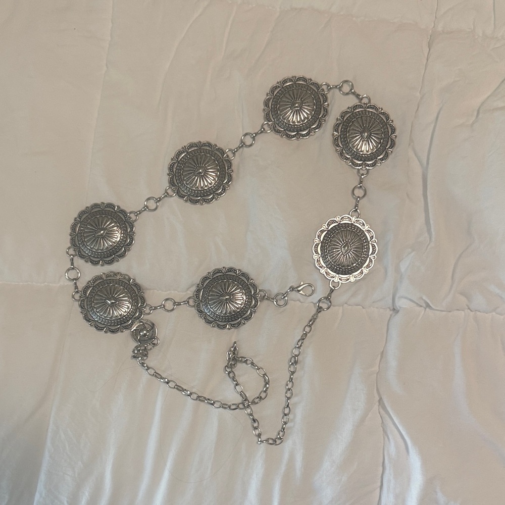 Western concho belt